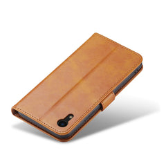 Horizontale Klapphülle aus Leder mit Schnalle und Kalbslederstruktur, mit Halterung, Kartenfächern und Geldbörse, für iPhone 8 Plus und 7 Plus, für iPhone 6 Plus und 6s Plus, für iPhone 6 und 6s