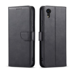 Funda de piel con tapa horizontal con hebilla y textura de becerro, con soporte, ranuras para tarjetas y billetera, para iPhone 11, para iPhone X/XS, para iPhone XS Max, para iPhone XR, para iPhone SE 2022/SE 2020 y 8 y 7