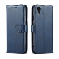 Funda de piel con tapa horizontal con hebilla y textura de becerro, con soporte, ranuras para tarjetas y billetera, para iPhone 11, para iPhone X/XS, para iPhone XS Max, para iPhone XR, para iPhone SE 2022/SE 2020 y 8 y 7