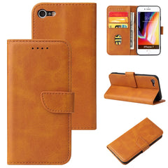 Horizontale Klapphülle aus Leder mit Schnalle und Kalbslederstruktur, mit Halterung, Kartenfächern und Geldbörse, für iPhone 8 Plus und 7 Plus, für iPhone 6 Plus und 6s Plus, für iPhone 6 und 6s