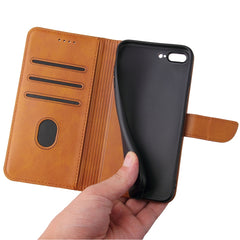 Calf Texture Buckle Horizontal Flip Leather Case with Holder & Card Slots & Wallet, For iPhone 8 Plus & 7 Plus, For iPhone 6 Plus & 6s Plus, For iPhone 6 & 6s