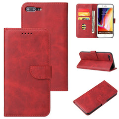 Calf Texture Buckle Horizontal Flip Leather Case with Holder & Card Slots & Wallet, For iPhone 8 Plus & 7 Plus, For iPhone 6 Plus & 6s Plus, For iPhone 6 & 6s