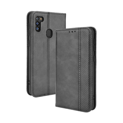 Magnetic Buckle Retro Pattern Horizontal Flip Leather Case with Holder & Card Slot & Wallet, For OPPO Realme GT Master, For Tecno Phantom X, For Google Pixel 5a 5G, For Samsung Galaxy M21 2021, For Samsung Galaxy Z Fold3 5G, For Sony Xperia 10 III