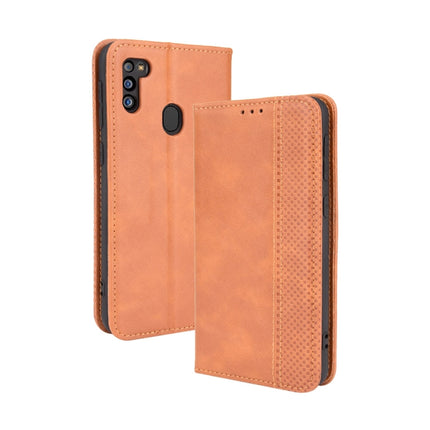 Magnetic Buckle Retro Pattern Horizontal Flip Leather Case with Holder & Card Slot & Wallet, For OPPO Realme GT Master, For Tecno Phantom X, For Google Pixel 5a 5G, For Samsung Galaxy M21 2021, For Samsung Galaxy Z Fold3 5G, For Sony Xperia 10 III