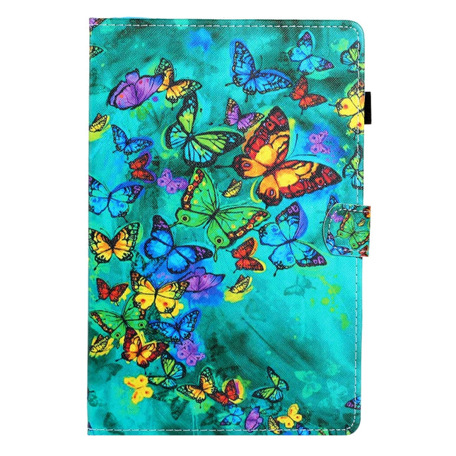 Colored Drawing Horizontal Flip PU Leather Case with Holder & Card Slot & Sleep / Wake-up Function, For Galaxy Tab S5e T720, For Galaxy Tab S6 T860