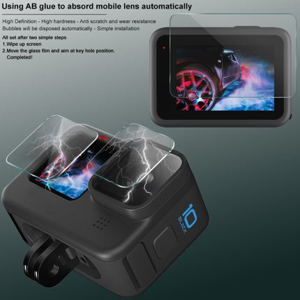 Película de vidrio templado para pantalla y lente de cámara IMAK 3 en 1 para GoPro HERO10 Black