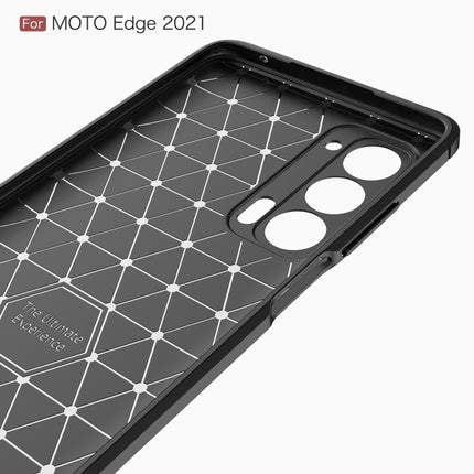 Brushed Texture Carbon Fiber TPU Case, For Motorola Moto Edge 2021, For Motorola Moto G60S
