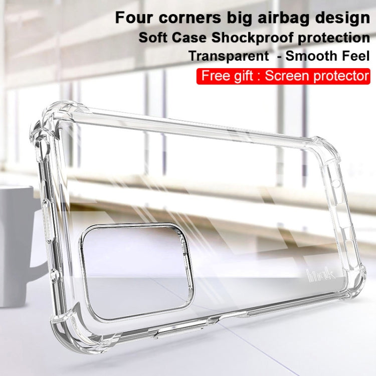 IMAK All-inclusive Shockproof Airbag TPU Case with Screen Protector, For Xiaomi Redmi 10 4G Overseas Version, For Motorola Moto G60S