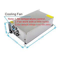 LED Light Bar Monitoring Security Display High-power Lamp Power Supply, Size: 245 x 125 x 65mm