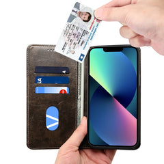 Baroque Simple Horizontal Flip Leather Case with Holder & Card Slots & Wallet, For iPhone 13 mini, For iPhone 13, For iPhone 13 Pro, For iPhone 13 Pro Max