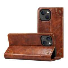 Baroque Simple Horizontal Flip Leather Case with Holder & Card Slots & Wallet, For iPhone 13 mini, For iPhone 13, For iPhone 13 Pro, For iPhone 13 Pro Max