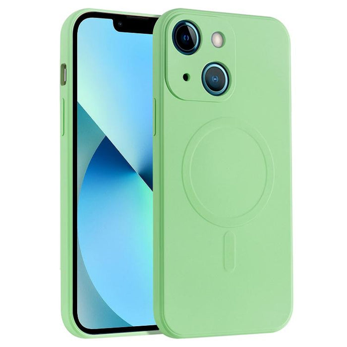 Funda Magsafe de silicona líquida de cobertura total a prueba de golpes, para iPhone 13 mini, para iPhone 13, para iPhone 13 Pro, para iPhone 13 Pro Max
