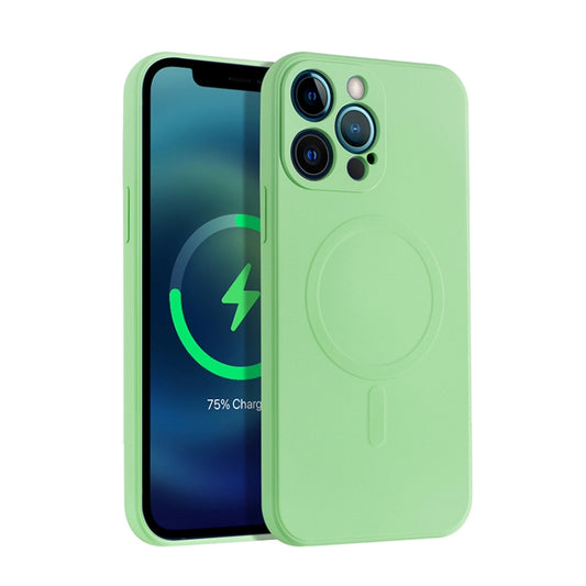 Liquid Silicone Full Coverage Shockproof Magsafe Case, For iPhone 13 mini, For iPhone 13, For iPhone 13 Pro