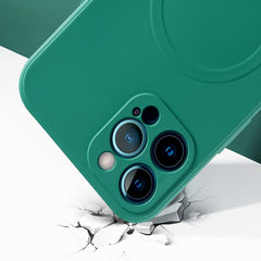 Liquid Silicone Full Coverage Shockproof Magsafe Case, For iPhone 13 mini, For iPhone 13, For iPhone 13 Pro
