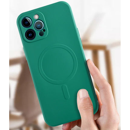 Liquid Silicone Full Coverage Shockproof Magsafe Case, For iPhone 13 mini, For iPhone 13, For iPhone 13 Pro
