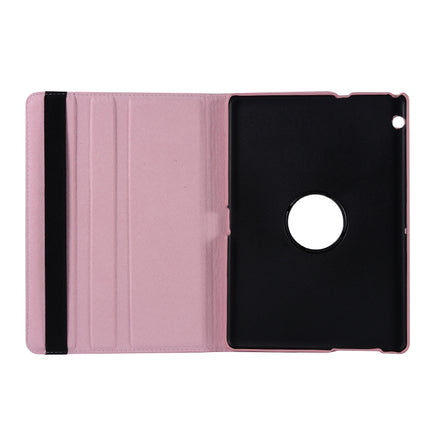 Litchi Texture Horizontal Flip 360 Degrees Rotation Leather Case with Holder, For Huawei MediaPad T3 10