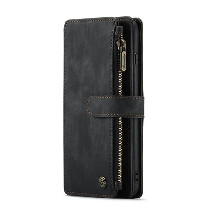 CaseMe-C30 PU + TPU Multifunctional Horizontal Flip Leather Case with Holder & Card Slot & Wallet & Zipper Pocket