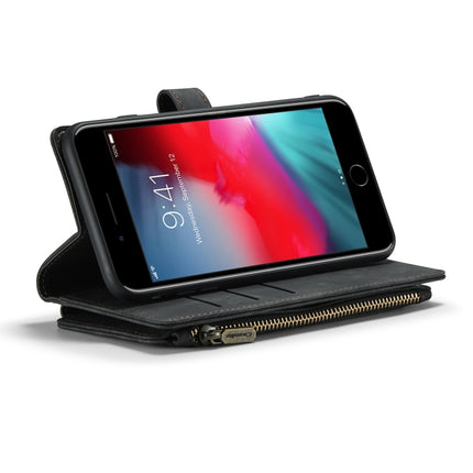 CaseMe-C30 PU + TPU Multifunctional Horizontal Flip Leather Case with Holder & Card Slot & Wallet & Zipper Pocket