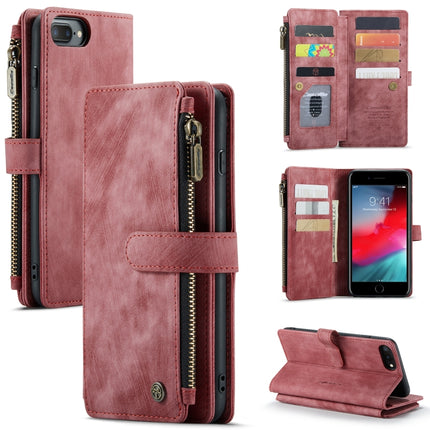 CaseMe-C30 PU + TPU Multifunctional Horizontal Flip Leather Case with Holder & Card Slot & Wallet & Zipper Pocket
