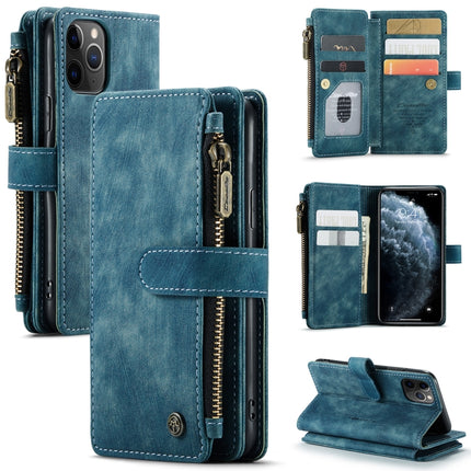 CaseMe-C30 PU + TPU Multifunctional Horizontal Flip Leather Case with Holder & Card Slot & Wallet & Zipper Pocket