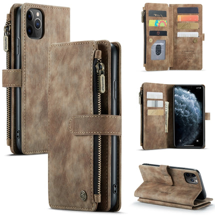 CaseMe-C30 PU + TPU Multifunctional Horizontal Flip Leather Case with Holder & Card Slot & Wallet & Zipper Pocket