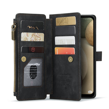 CaseMe-C30 PU + TPU Multifunctional Horizontal Flip Leather Case with Holder & Card Slot & Wallet & Zipper Pocket, For Samsung Galaxy A12, For Samsung Galaxy A52 5G / 4G, For Samsung Galaxy Note10+, For Samsung Galaxy Note20 Ultra, For Samsung Galaxy S...