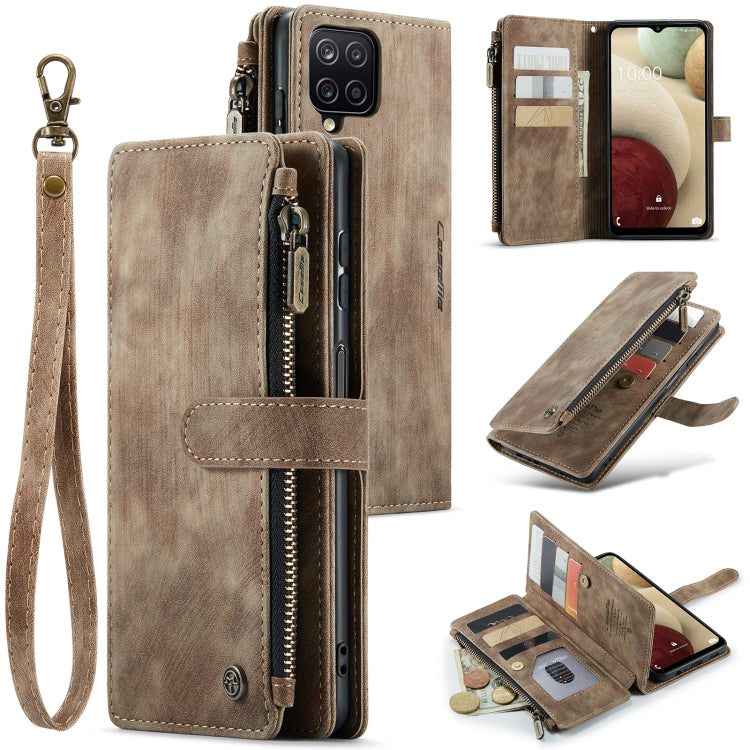 CaseMe-C30 PU + TPU Multifunctional Horizontal Flip Leather Case with Holder & Card Slot & Wallet & Zipper Pocket
