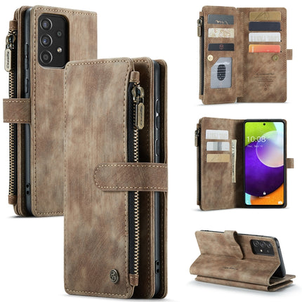 CaseMe-C30 PU + TPU Multifunctional Horizontal Flip Leather Case with Holder & Card Slot & Wallet & Zipper Pocket, For Samsung Galaxy A12, For Samsung Galaxy A52 5G / 4G, For Samsung Galaxy Note10+, For Samsung Galaxy Note20 Ultra, For Samsung Galaxy S...