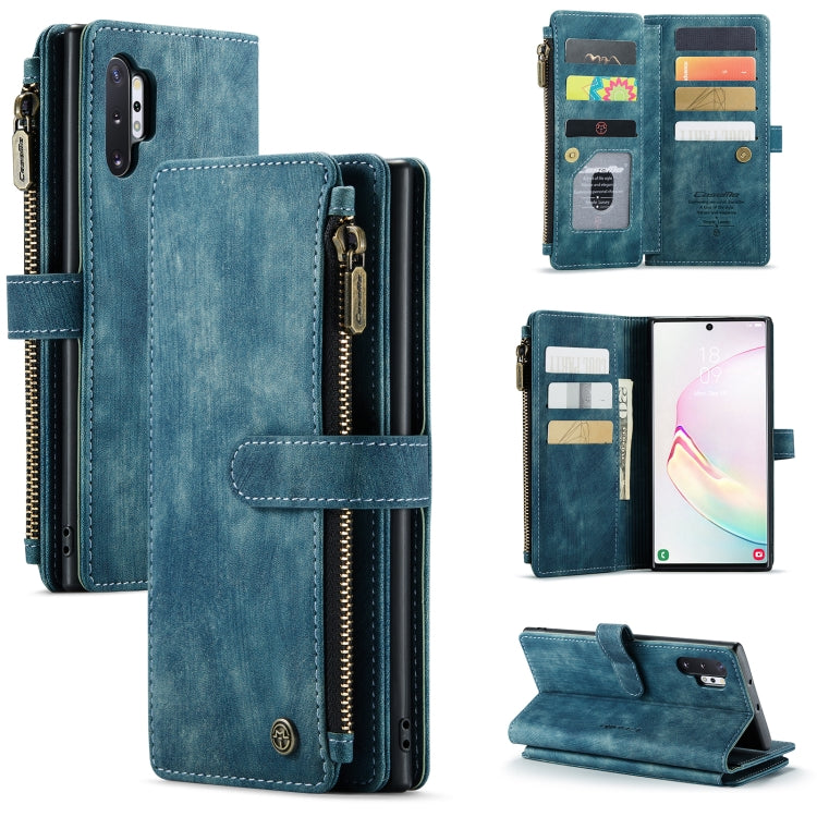 CaseMe-C30 PU + TPU Multifunctional Horizontal Flip Leather Case with Holder & Card Slot & Wallet & Zipper Pocket
