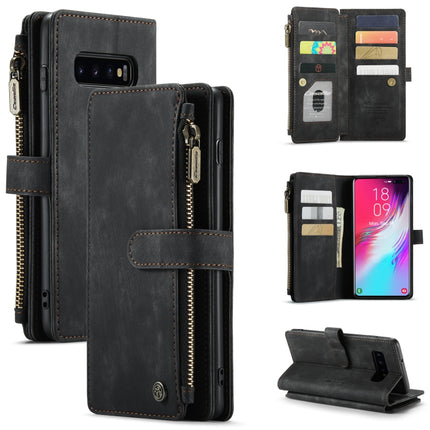 CaseMe-C30 PU + TPU Multifunctional Horizontal Flip Leather Case with Holder & Card Slot & Wallet & Zipper Pocket
