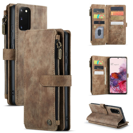 CaseMe-C30 PU + TPU Multifunctional Horizontal Flip Leather Case with Holder & Card Slot & Wallet & Zipper Pocket
