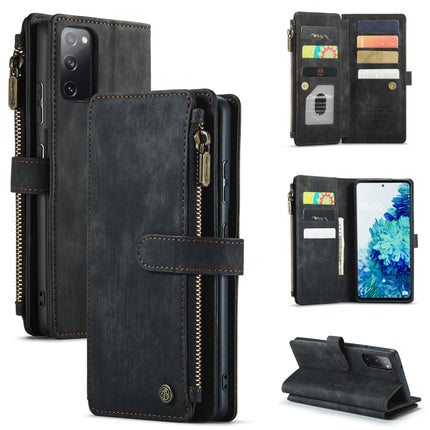 CaseMe-C30 PU + TPU Multifunctional Horizontal Flip Leather Case with Holder & Card Slot & Wallet & Zipper Pocket