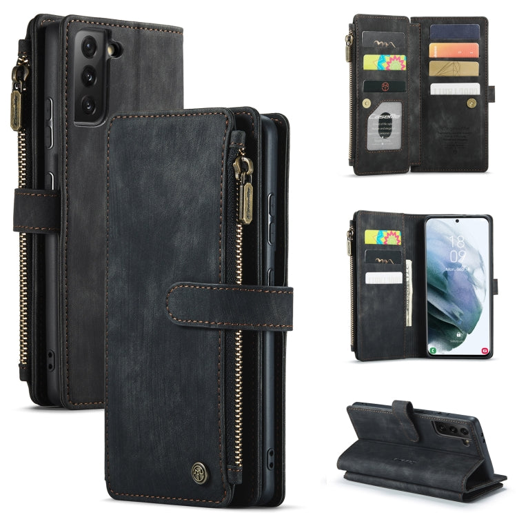 CaseMe-C30 PU + TPU Multifunctional Horizontal Flip Leather Case with Holder & Card Slot & Wallet & Zipper Pocket, For Samsung Galaxy S10+, For Samsung Galaxy S20 5G, For Samsung Galaxy S20+ 5G, For Samsung Galaxy S20 Ultra 5G, For Samsung Galaxy S20 F...