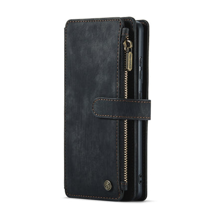 CaseMe-C30 PU + TPU Multifunctional Horizontal Flip Leather Case with Holder & Card Slot & Wallet & Zipper Pocket