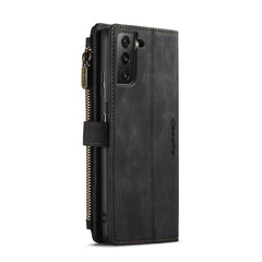 CaseMe-C30 PU + TPU Multifunctional Horizontal Flip Leather Case with Holder & Card Slot & Wallet & Zipper Pocket
