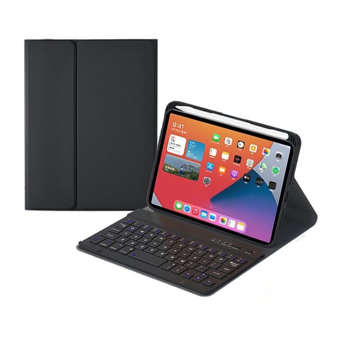 HK006 Square Keys Abnehmbare Bluetooth-Tastatur aus Leder mit Halterung für iPad mini 6, HK006