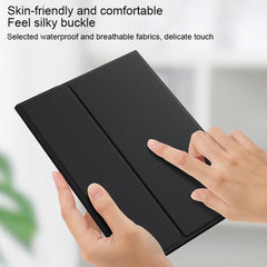 HK006D Square Keys Detachable Bluetooth Keyboard Leather Case with White Backlight & Holder for iPad mini 6, HK006D