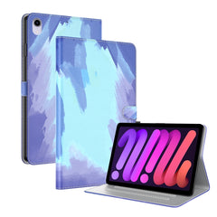 Watercolor Pattern Skin Feel Magnetic Horizontal Flip PU Leather Case with Holder & Card Slots & Photo Frame & Sleep / Wake-up Function, For iPad mini 2024 / mini 6, For iPad Pro 12.9 2022 / 2021 / 2020, For iPad Pro 11 2022 / 2021&2018 / Air 4 (2020)