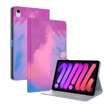 Watercolor Pattern Skin Feel Magnetic Horizontal Flip PU Leather Case with Holder & Card Slots & Photo Frame & Sleep / Wake-up Function, For iPad mini 2024 / mini 6, For iPad Pro 12.9 2022 / 2021 / 2020, For iPad mini 5 / 4 / 3 / 2 / 1                 ...
