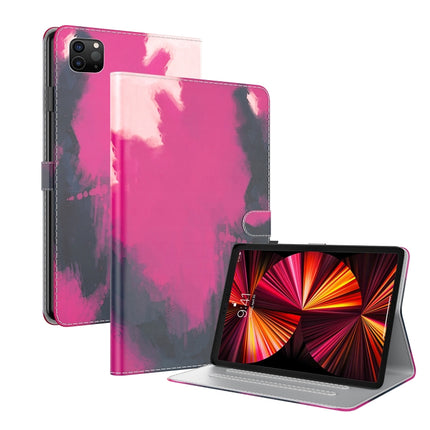 Watercolor Pattern Skin Feel Magnetic Horizontal Flip PU Leather Case with Holder & Card Slots & Photo Frame & Sleep / Wake-up Function, For iPad mini 2024 / mini 6, For iPad Pro 12.9 2022 / 2021 / 2020, For iPad mini 5 / 4 / 3 / 2 / 1                 ...