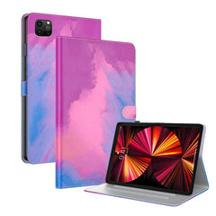 Watercolor Pattern Skin Feel Magnetic Horizontal Flip PU Leather Case with Holder & Card Slots & Photo Frame & Sleep / Wake-up Function, For iPad mini 2024 / mini 6, For iPad Pro 12.9 2022 / 2021 / 2020, For iPad Pro 11 2022 / 2021&2018 / Air 4 (2020)