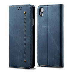 Denim Texture Casual Style Horizontal Flip Leather Case with Holder & Card Slots & Wallet, For iPhone XR, For iPhone 6 / 6s, For iPhone 6 Plus / 6s Plus, For iPhone SE 2022 / SE 2020 / 8 / 7, For iPhone 7 Plus / 8 Plus, For iPhone 11 Pro Max