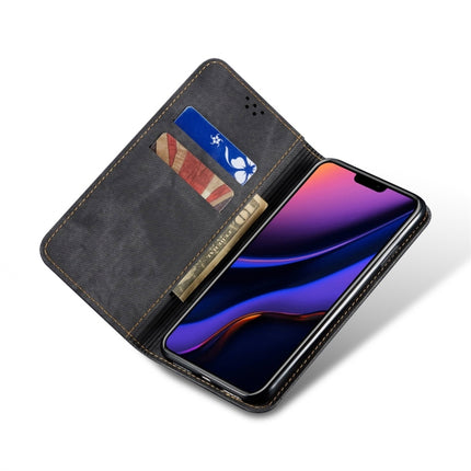 Denim Texture Casual Style Horizontal Flip Ledertasche mit Halter &amp; Kartenfächern &amp; Geldbörse, Für iPhone X / XS, Für iPhone XS Max