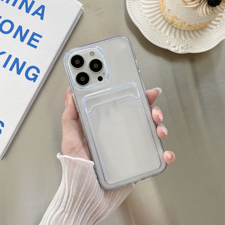 Transparenter Kartensteckplatz Stoßfeste TPU-Schutzhülle, Für iPhone 13 mini, Für iPhone 13, Für iPhone 13 Pro, Für iPhone 13 Pro Max