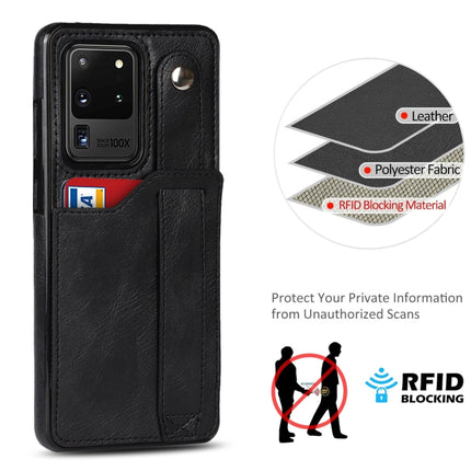 Crazy Horse Texture Shockproof TPU + PU Leather Case with Card Slot & Wrist Strap Holder, For Samsung Galaxy S20 Ultra, For Samsung Galaxy Note20, For Samsung Galaxy Note20 Ultra