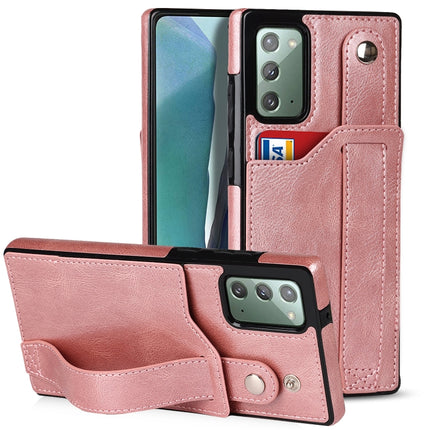 Crazy Horse Texture Shockproof TPU + PU Leather Case with Card Slot & Wrist Strap Holder, For Samsung Galaxy S20 Ultra, For Samsung Galaxy Note20, For Samsung Galaxy Note20 Ultra