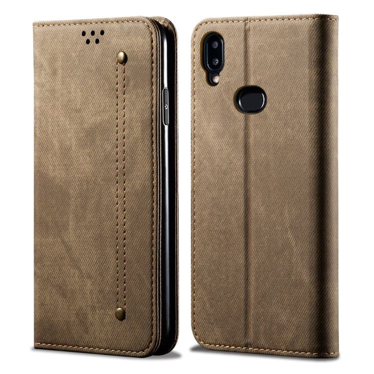 Denim Texture Casual Style Horizontal Flip Leather Case with Holder & Card Slots & Wallet, For Xiaomi Redmi 8A, For Galaxy A10s, For Xiaomi Mi 9