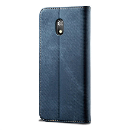 Denim Texture Casual Style Horizontal Flip Leather Case with Holder & Card Slots & Wallet