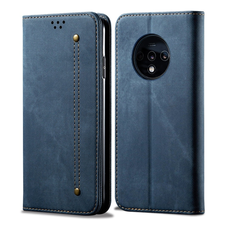 Denim Texture Casual Style Horizontal Flip Leather Case with Holder & Card Slots & Wallet, For Galaxy S10e, For Galaxy S10+, For Xiaomi Redmi Note 8 Pro, For Xiaomi Redmi Note 8, For OnePlus 7T, For Xiaomi Mi 9 Pro