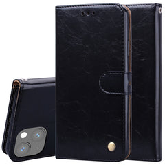 Business Style Oil Wax Texture Horizontal Flip Leather Case with Holder & Card Slots & Wallet, For iPhone 13 mini, For iPhone 13, For iPhone 13 Pro, For iPhone 13 Pro Max, For Xiaomi Redmi 10